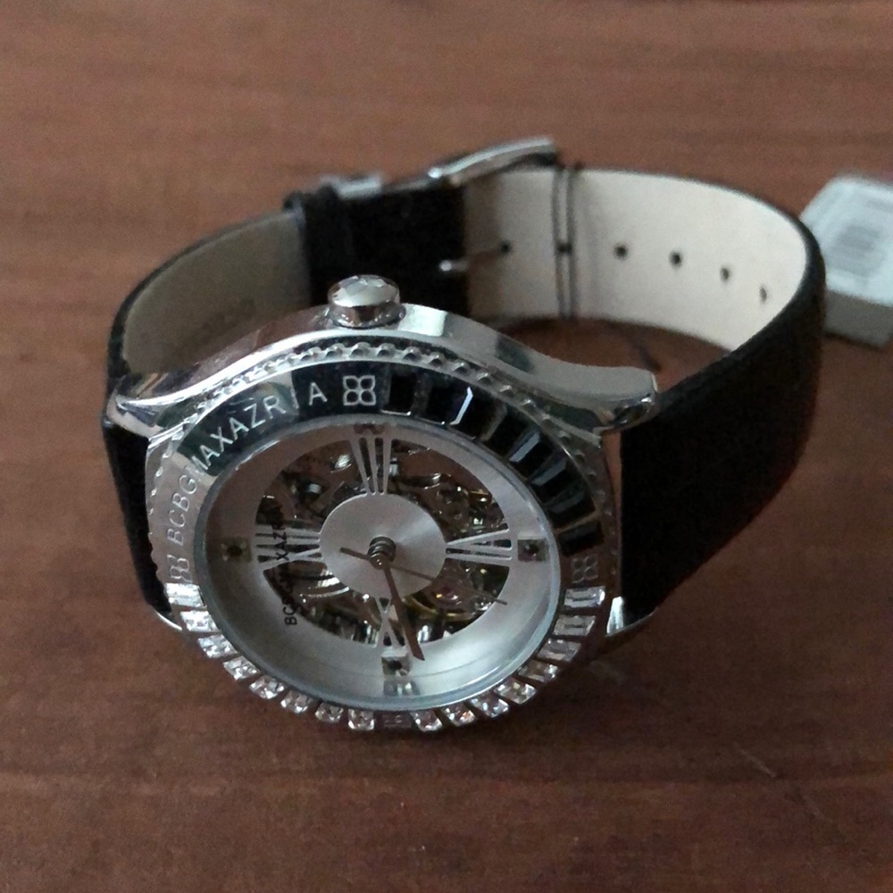 Ladies BCBG Max Azria Glam Rock Skeleton Watch